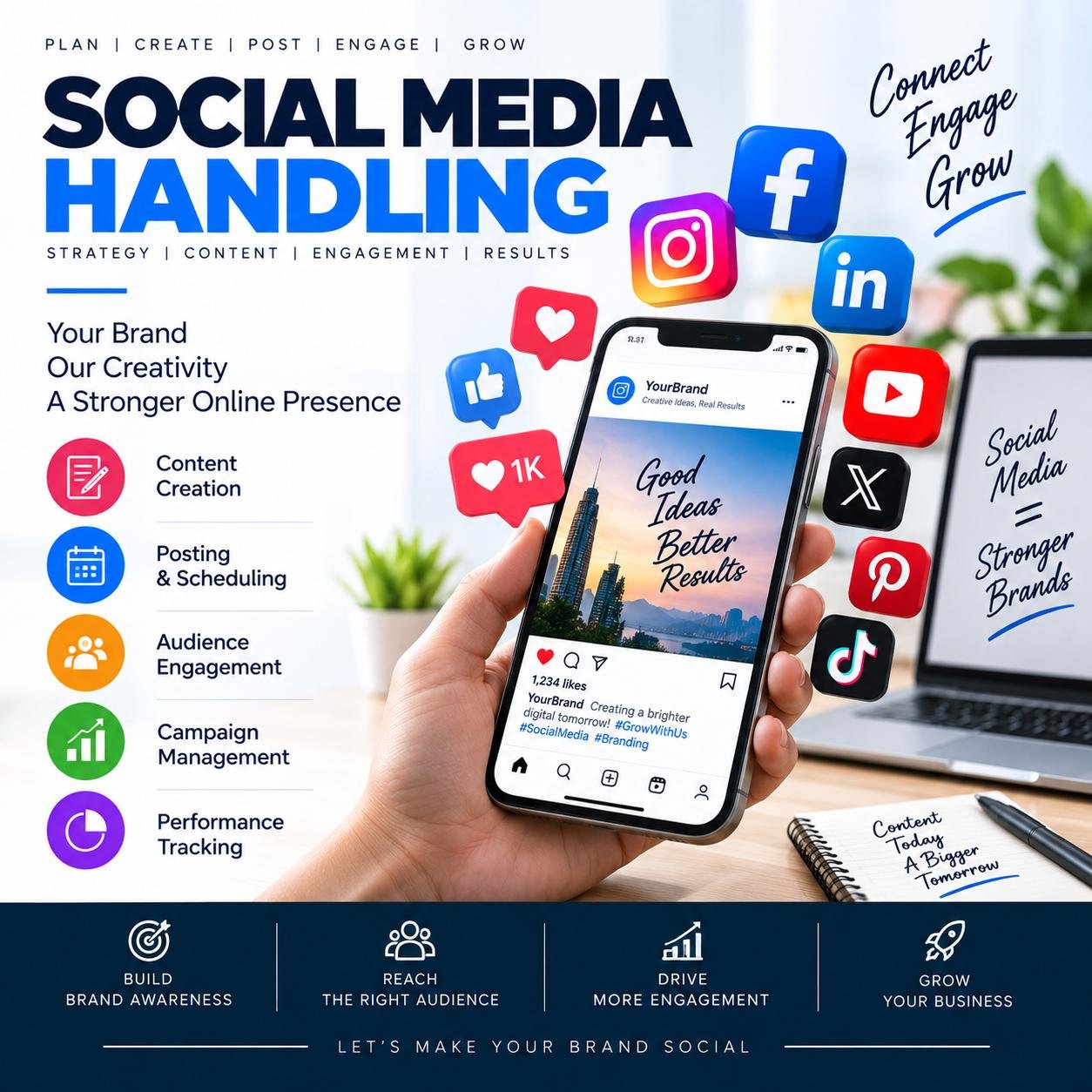 social media handling